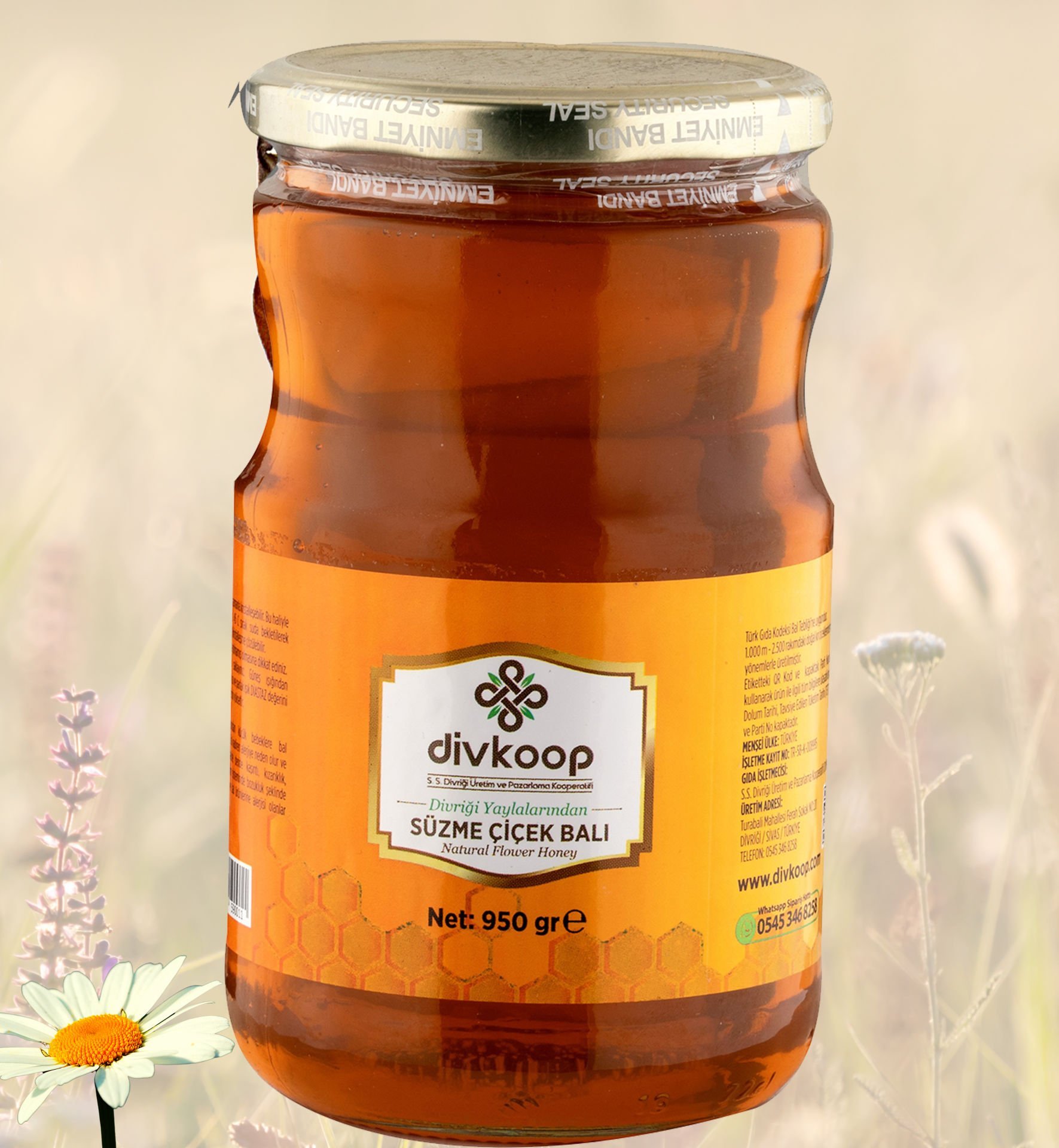 Süzme Çiçek Balı 950gr