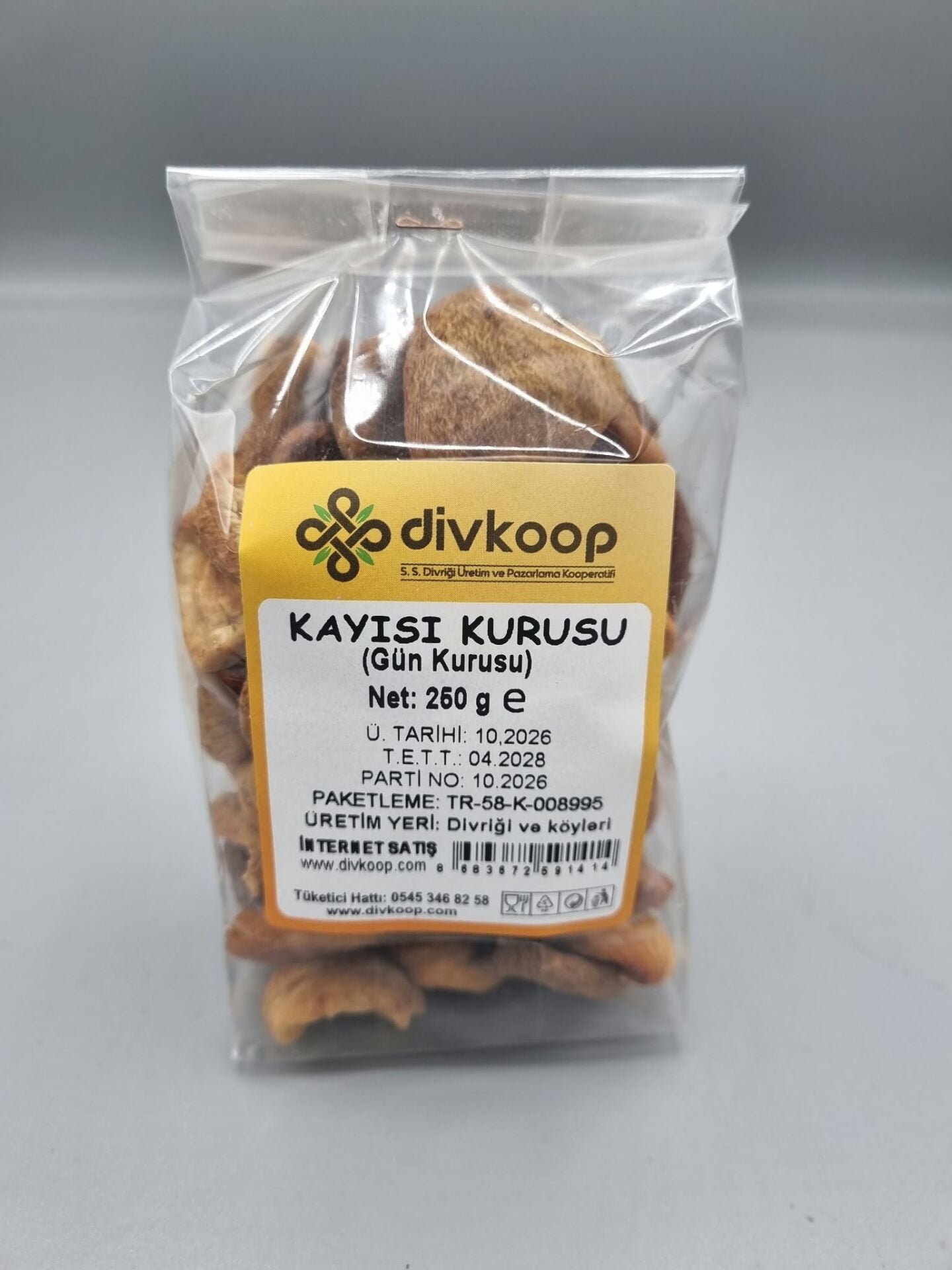 Kayısı Kurusu - 250 gr
