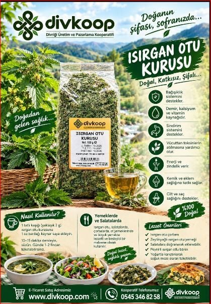 ISIRGAN OTU KURUSU 100 G